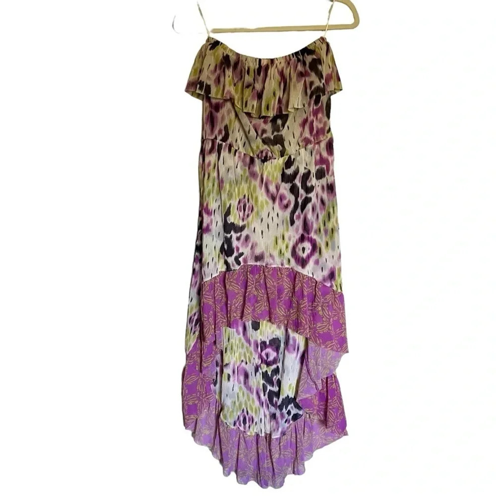 Anthropologie Lilka High-Low Hemline Strapless Tulle Dressโ